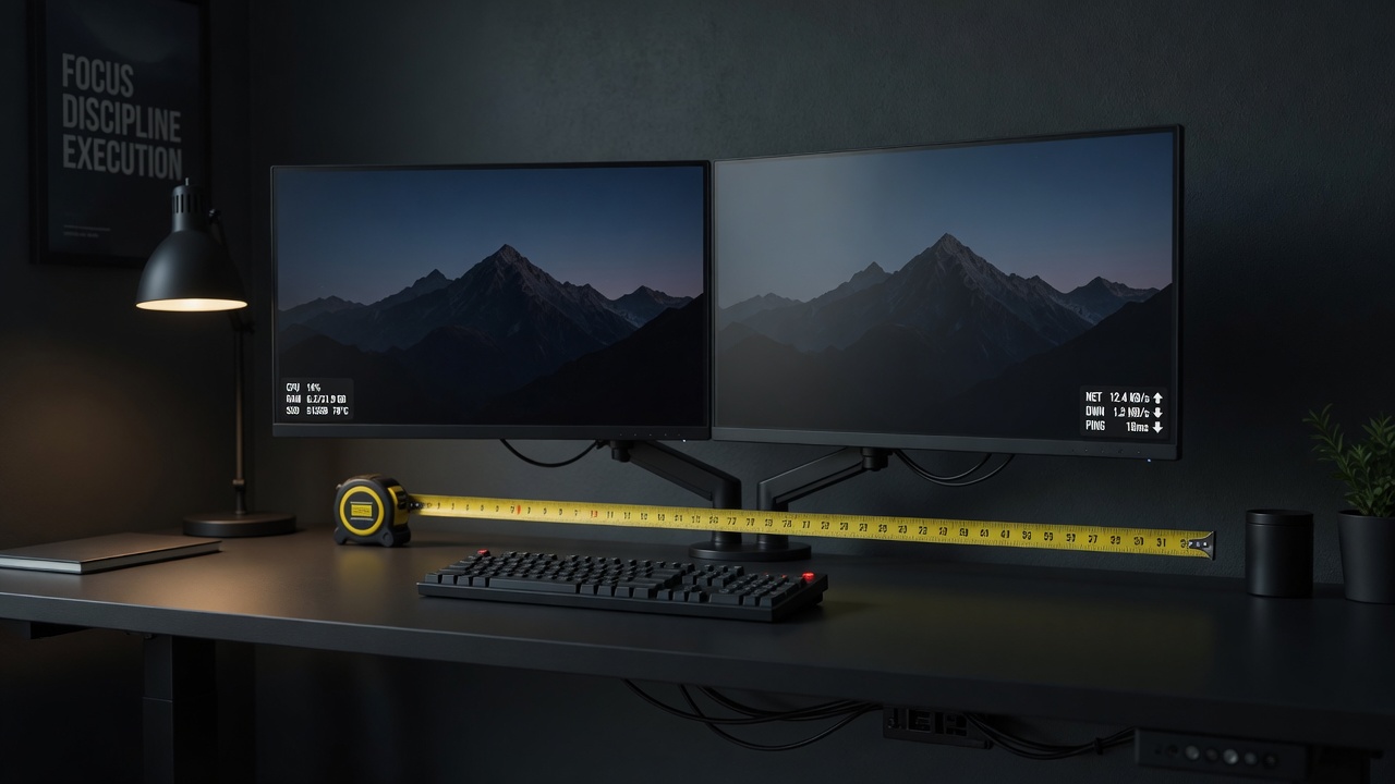 Dual Monitor Setup Measurements: Exact Ergonomic Specs for 2026
